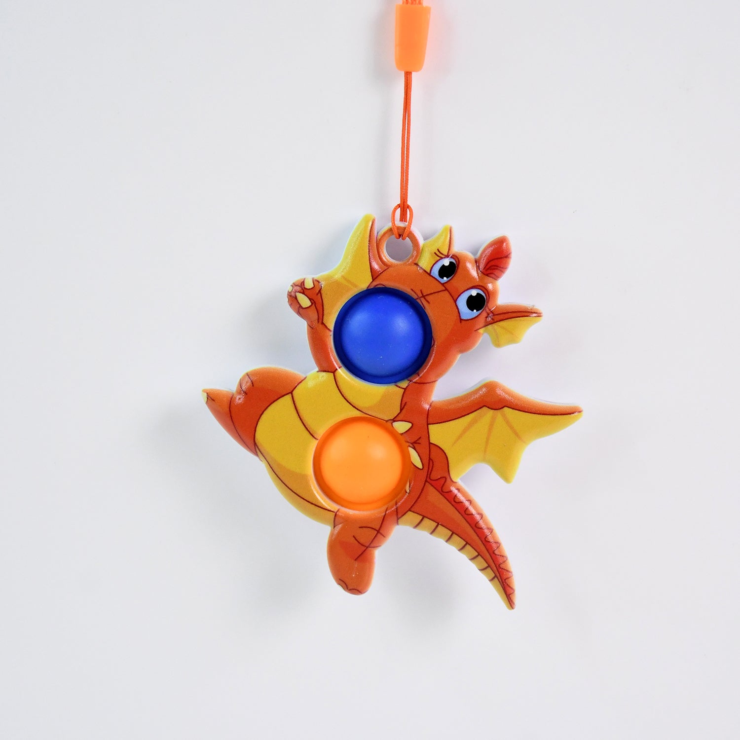 2-Bubble Dragon-Shaped Push Pop Fidget Toy with Strap (1 Pc) 2-Bubble Dragon-Shaped Push Pop Fidget Toy with Strap (1 Pc)